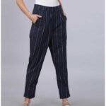 TT Regular Fit Women Multicolor Cotton Blend Trousers