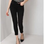 FM Skinny Women Black Jeans