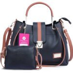 Fiesto fashion Women Black, Brown Hand-held Bag  (Pack of 2)