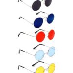 Protection Round Sunglasses (54)  (Multicolor)