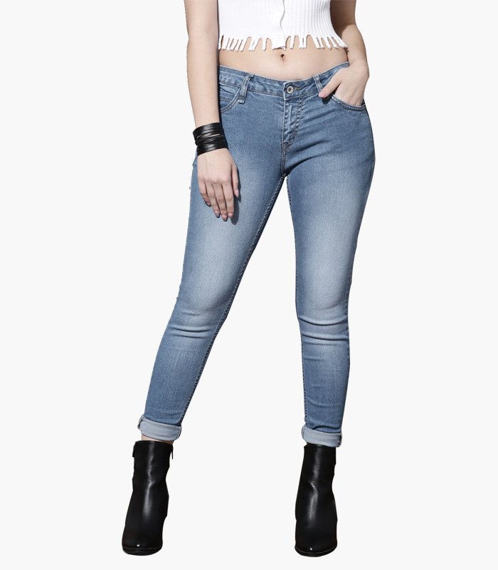 Women Blue Skinny Fit Stretchable Jeans