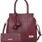 SXF SPEED X FASHION Women Maroon Hand-held Bag  (Pack of: 2)