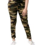 Regular Fit Women Multicolor Lycra Blend Trousers