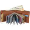 Men Tan Artificial Leather Wallet  (9 Card Slots)