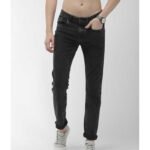 Flying Machine Tapered Fit Men Black Jeans