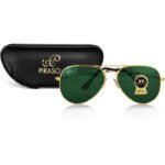 UV Protection Aviator Sunglasses (54)  (Green)