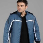 Jack and Hardy Full Sleeve Striped Men Quilted Jacket