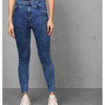 Mnaut Skinny Women Blue Jeans