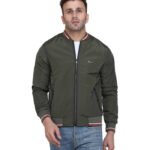 INKKR Full Sleeve Solid Men Bomber Jacket