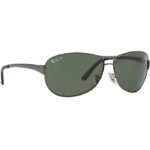 Polarized Oval Sunglasses (60)  (Green)