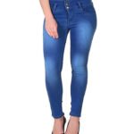 Okay Slim Women Dark Blue Jeans